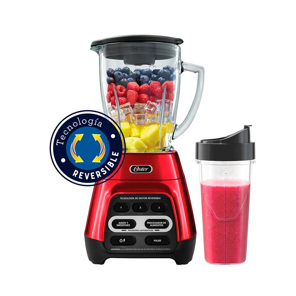 Licuadora Oster Reversible BLSTPYG1310RBG 1.5 LT 1000W 3vel+Blend